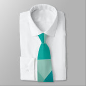 Turquoise Pyramids Stropdas (Gebonden)