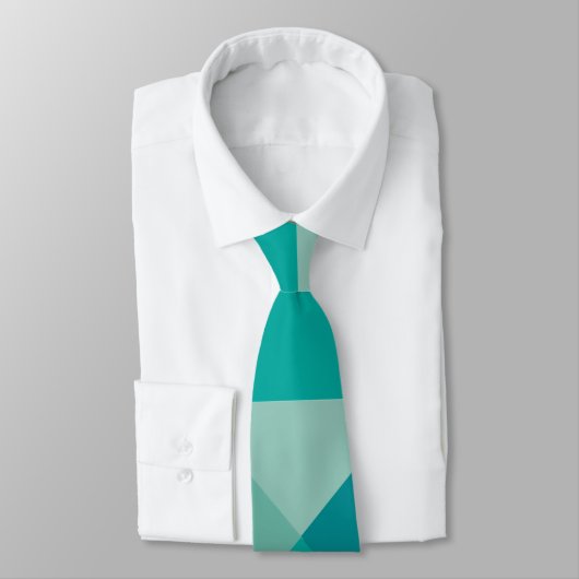 Turquoise Pyramids Stropdas (Gebonden)