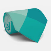 Turquoise Pyramids Stropdas (Opgerold)