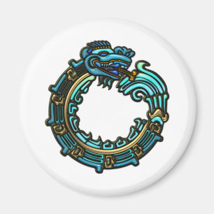 Turquoise Quetzalcoatl Magneet