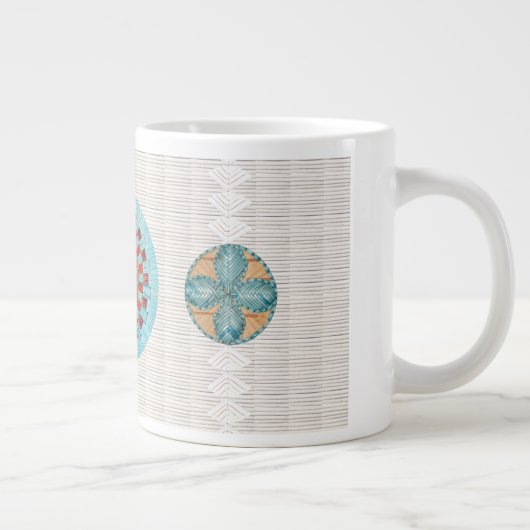 Turquoise Quill Geïnspireerd Mok Design (Rechts)