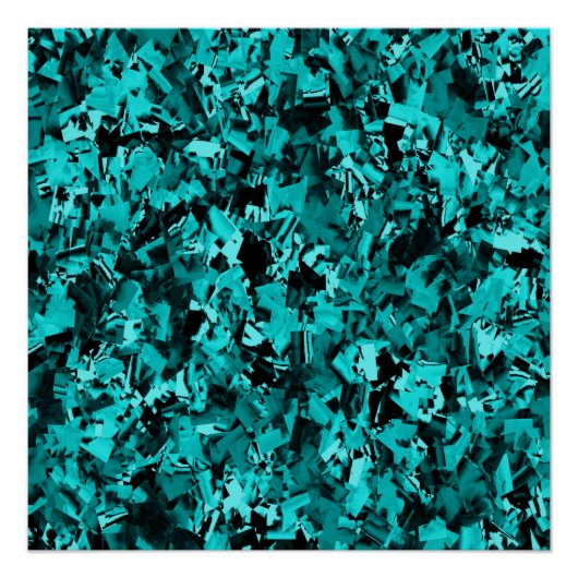 Turquoise razernij... poster (Voorkant)