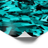 Turquoise razernij... poster (Hoek)