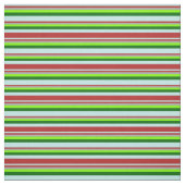 Turquoise, Red, Dark Grey, Chartreuse en Donkergro Stof (Swatch)