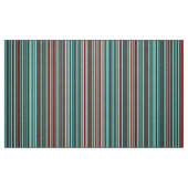 Turquoise Red Stripe Coordinate for Starburst Stof (Fat Quarter)