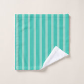 Turquoise Retro Flamingo Bad Handdoeken Set Cadeau (Wasdoekje)