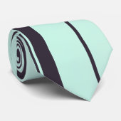 Turquoise Retro Gestreepte Das (Opgerold)