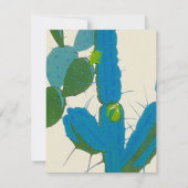 TURQUOISE & Retro Party Invitation ~ EZ2 CUSTOMIZE Kaart (Voorkant)