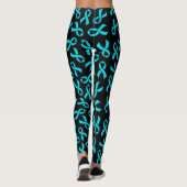 Turquoise Ribbons ...POTS Leggings (Achterkant)