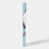 Turquoise Robin Ei Blauw Grote Witte Strik Bruids  Case-Mate iPhone Case (Achterkant / Rechts)