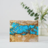 Turquoise Rock 1 Briefkaart (Staand voorkant)