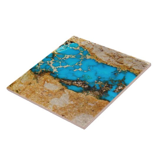 Turquoise Rock 1 Tegeltje (Zijkant)