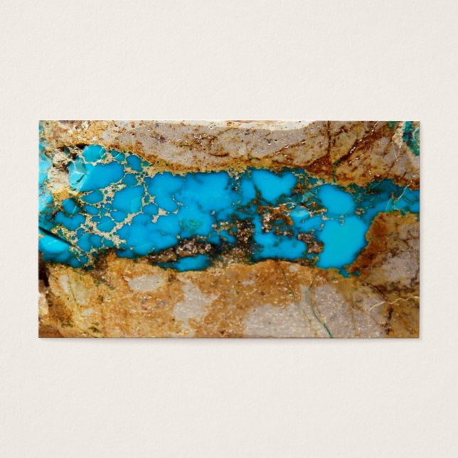 Turquoise Rock 1 Visitekaartjes (Voorkant)