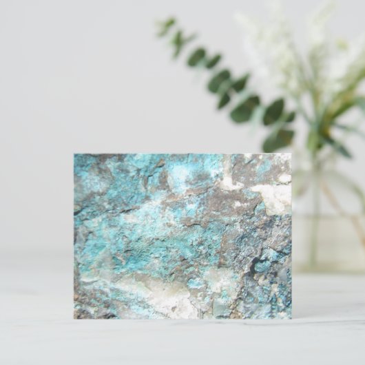 Turquoise Rock Briefkaart (Staand voorkant)