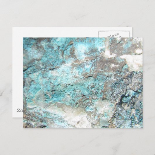 Turquoise Rock Briefkaart (Voorkant / Achterkant)