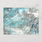 Turquoise Rock Briefkaart (Voorkant)