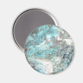 Turquoise Rock Magneet (Voorkant / Achterkant)