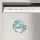 Turquoise Rock Magneet (Insitu (Vaatwasser))