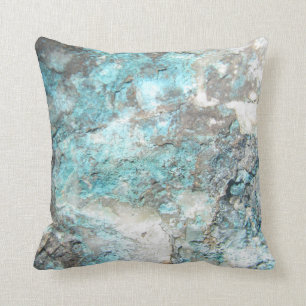 Turquoise Rock Pillow Kussen