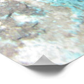 Turquoise Rock Poster (Hoek)