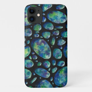 Turquoise Rocks in Space Original Artwork Case-Mate iPhone Case