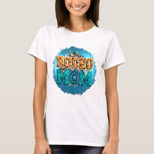 Turquoise Rodeo Mama T-shirt