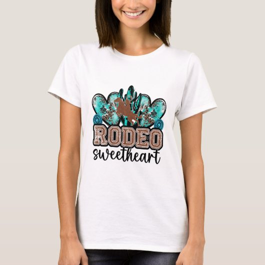 Turquoise Rodeo SweeLieat T-shirt (Voorkant)