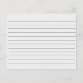 Turquoise Rolling Pin Kitchen Tools Recipcard (Achterkant)