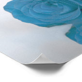 Turquoise Roos Chic Unplugged Wedding Ceremony Poster (Hoek)