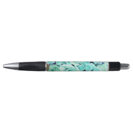 Turquoise Rose Bouquet Flower Pen