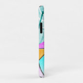 Turquoise roze limoen volleybal meisjes Case-Mate iPhone case (Achterkant/rechts)