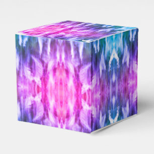 Turquoise Roze Paarse Kaleidoscoop Gras Geschenkdo Bedankdoosjes