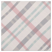 turquoise roze paarse plaid stof (Swatch)