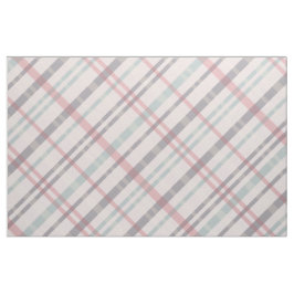 turquoise roze paarse plaid stof