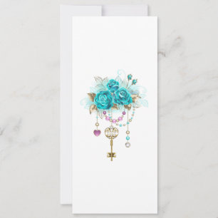Turquoise-Rozen met Keys Aankondiging