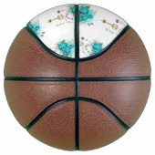 Turquoise-Rozen met Keys Basketbal (Rechts)