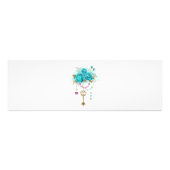 Turquoise-Rozen met Keys Foto Afdruk (Voorkant)