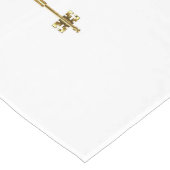 Turquoise-Rozen met Keys Lange Tafelloper (Hoek)