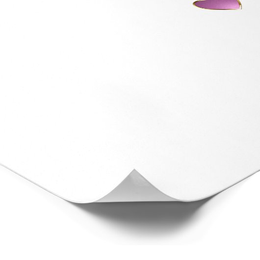 Turquoise-Rozen met Keys Poster (Hoek)