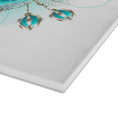 Turquoise-Rozen met Keys Snijplank (Hoek)