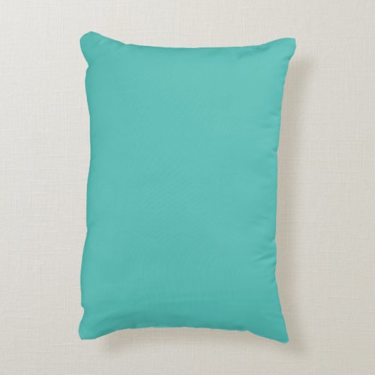 Turquoise ruimte kat accent kussen (Achterkant (Verticaal))