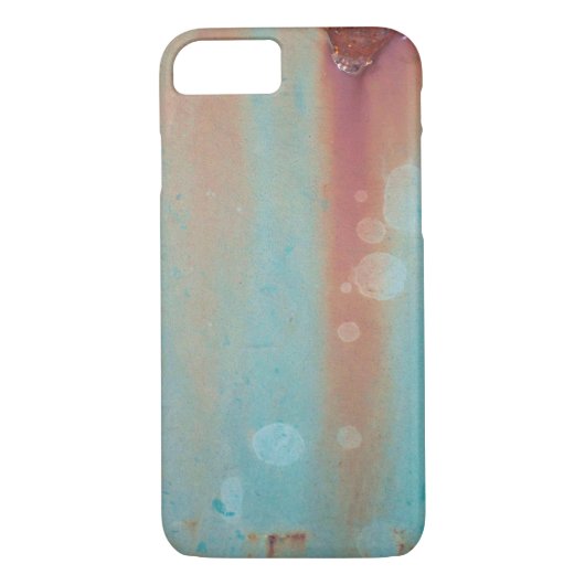 Turquoise Rusted Metal Case-Mate iPhone Case (Achterkant)