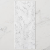 Turquoise Rustic Anchor Wedding Menu (Achterkant)