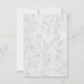 Turquoise Rustic Anchor Wedding RSVP Kaart (Achterkant)