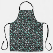Turquoise Safari Serie Design 11 Schort (Voorkant)