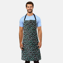 Turquoise Safari Serie Design 11 Schort