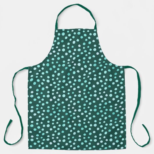 Turquoise Safari Serie Design 12 Schort (Voorkant)