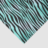 Turquoise Safari Serie Design 15 Tissuepapier (Detail)