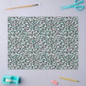 Turquoise Safari Serie Design 17 Tissuepapier (Craft)