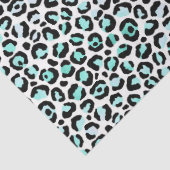 Turquoise Safari Serie Design 17 Tissuepapier (Detail)